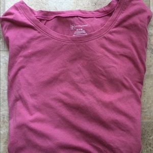 Pink colored T-shirt